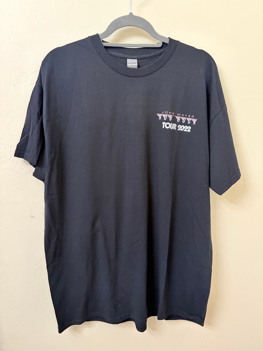 John Mayer Sob Rock Tour 2022 Crew Pushers T Shirt XL Gildan Concert Staff Tee